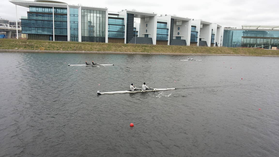 Открываем сезон на гребном канале