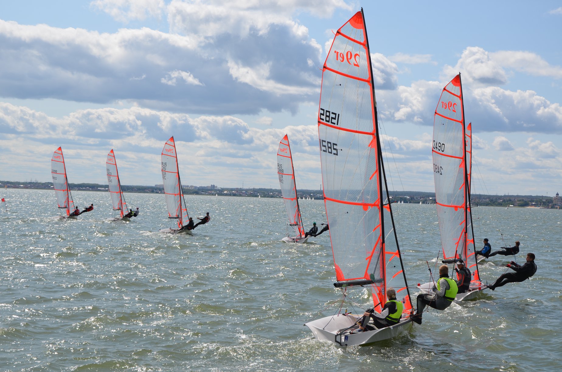 Первые на Спартакиаде по парусному спорту