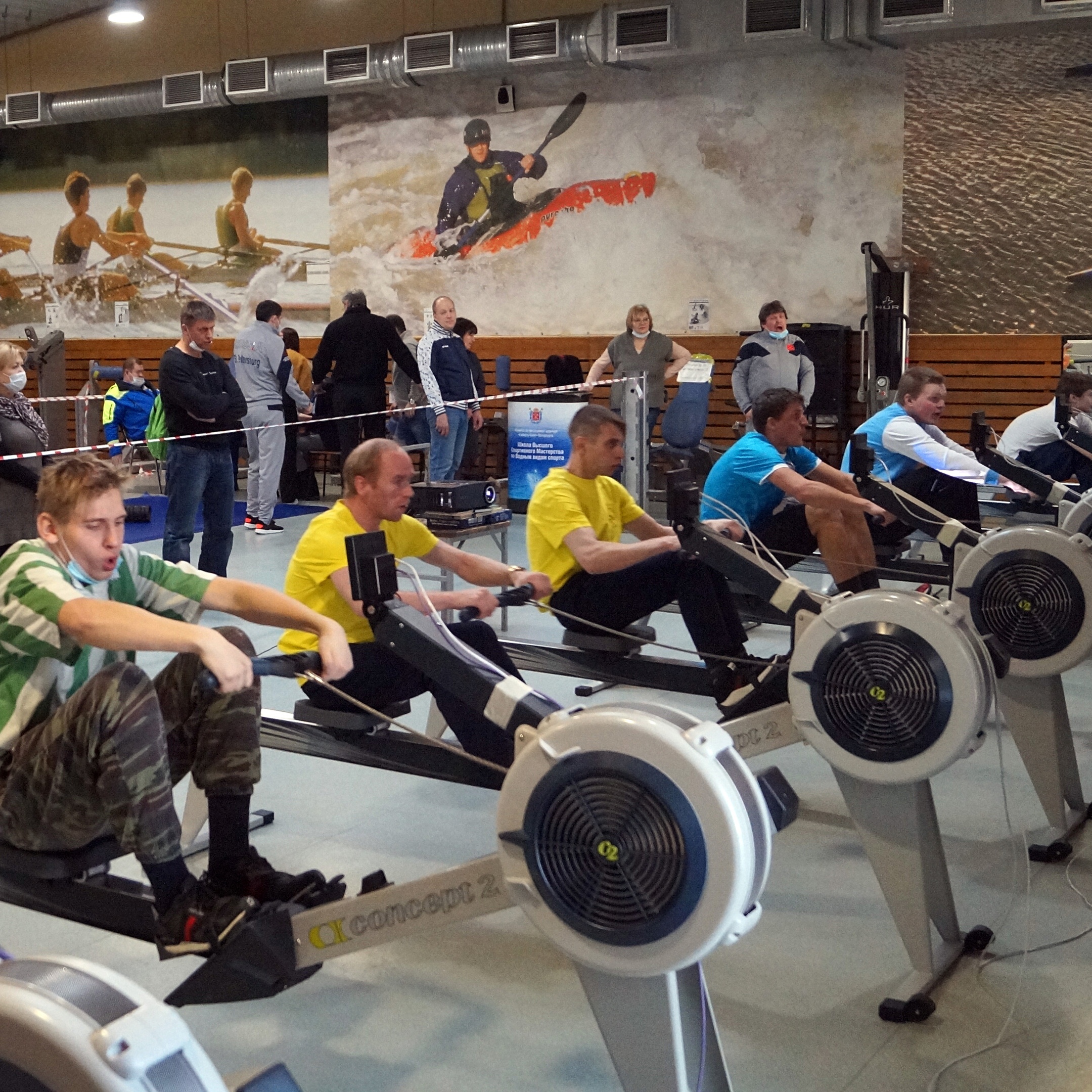 Сегодня состоялось Первенство Санкт-Петербурга по Академической гребле-индор спорта ЛИН