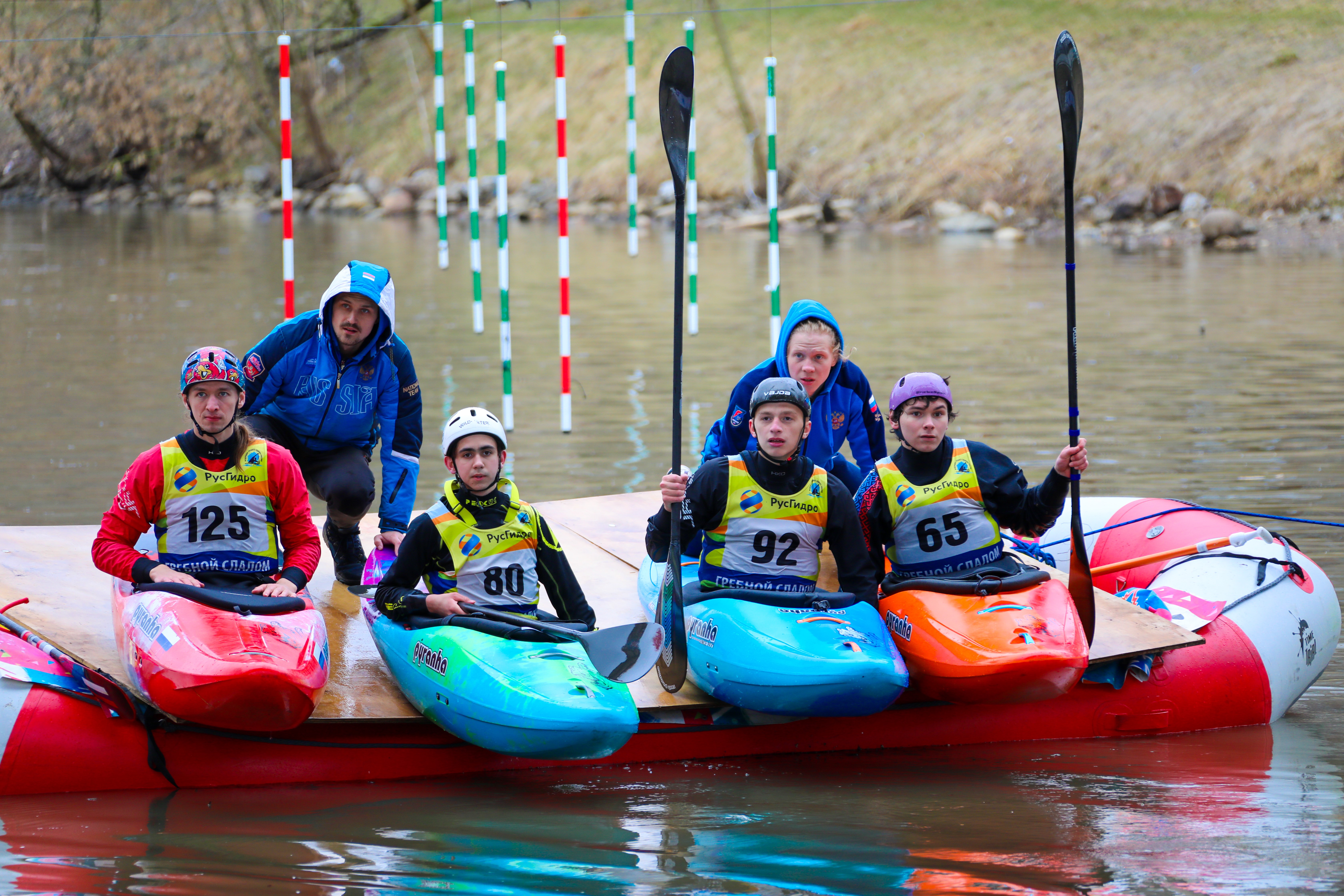 Спортсмены Школы отделения гребного слалома открыли сезон в Москве