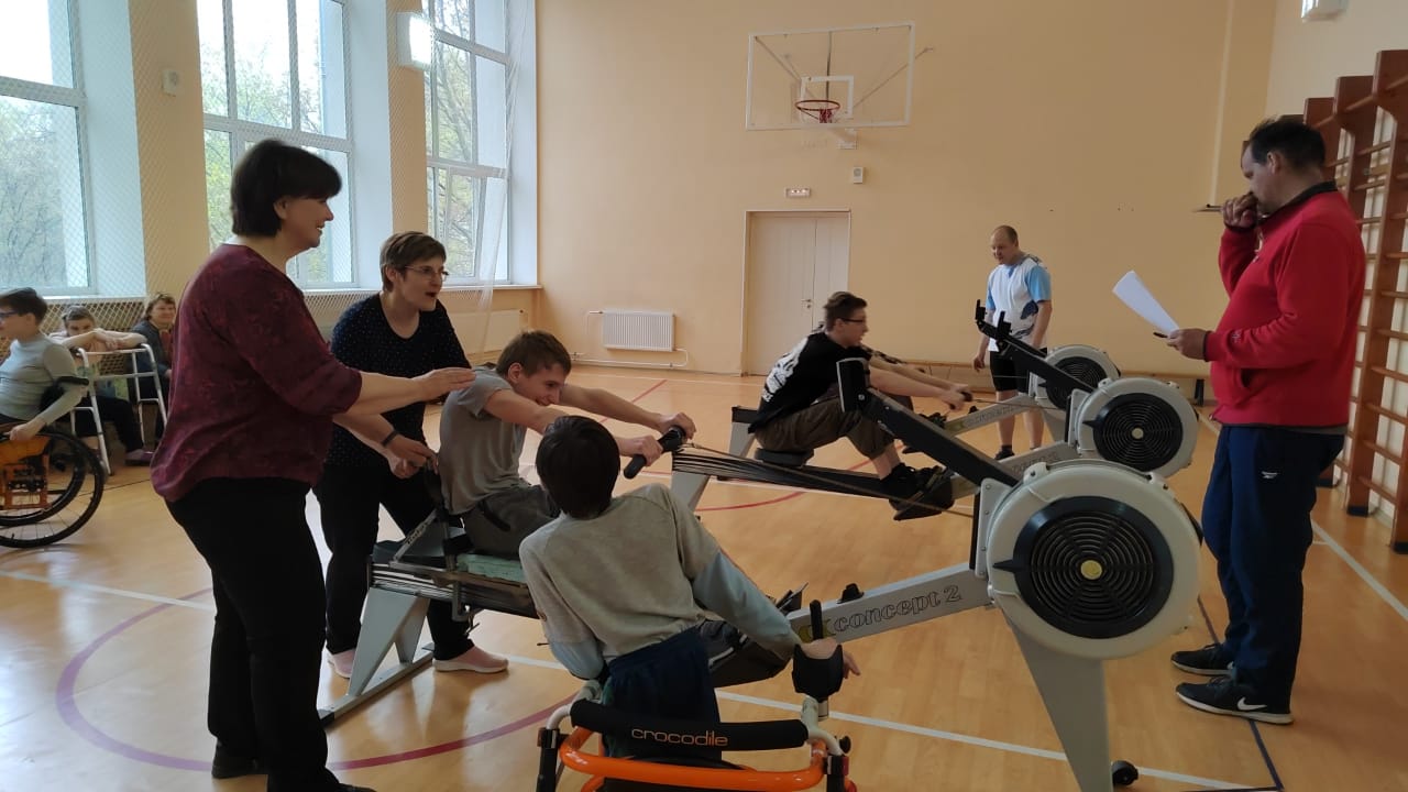 Мастер-класс по гребле для детей с ПОДА от наших тренеров