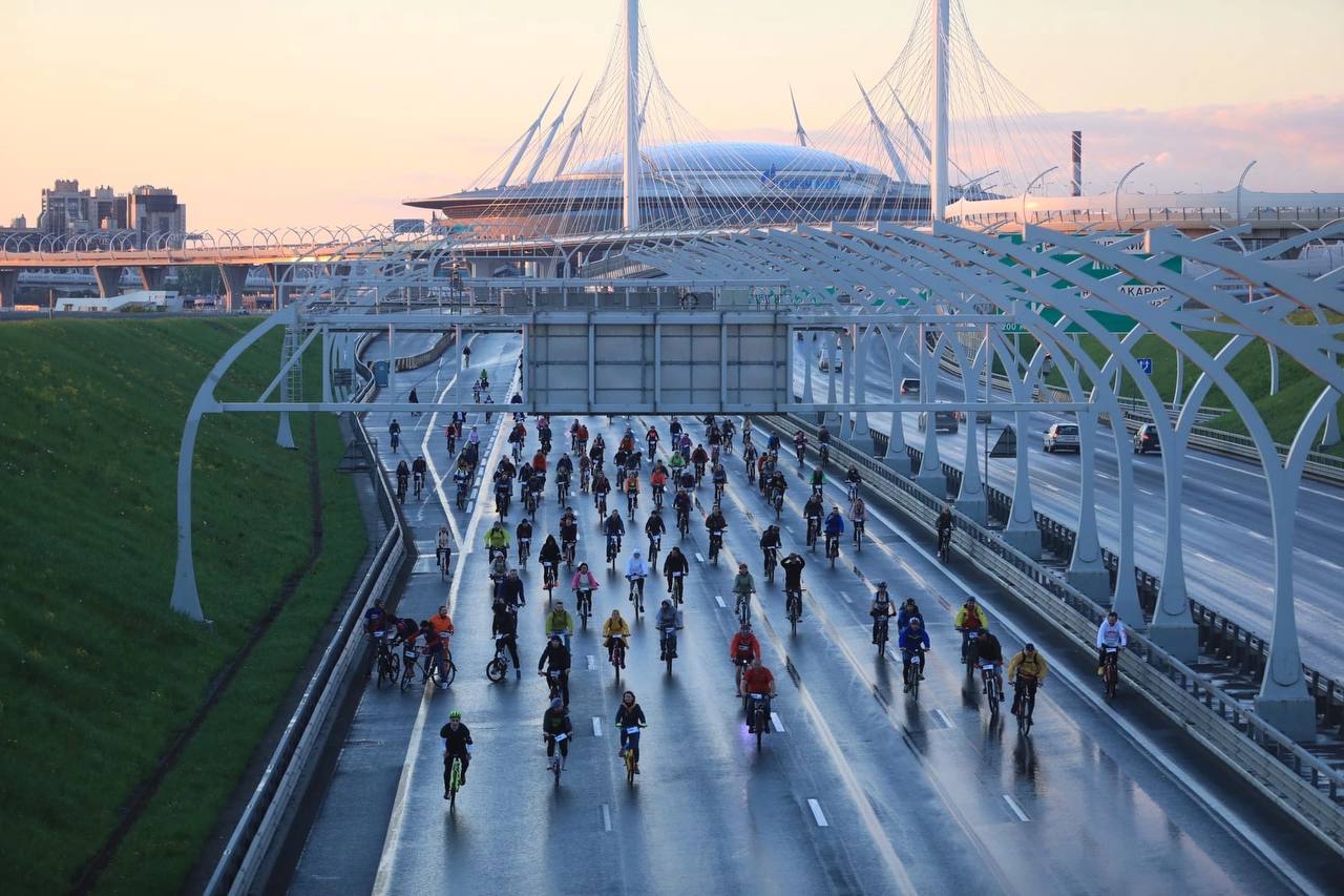 ЗДСфест - велогонка и забег по участку Западного скоростного диаметра