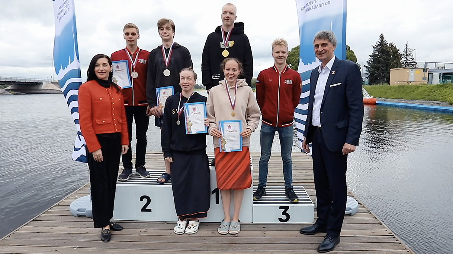 Гребной канал принял чемпионат по плаванию на открытой воде