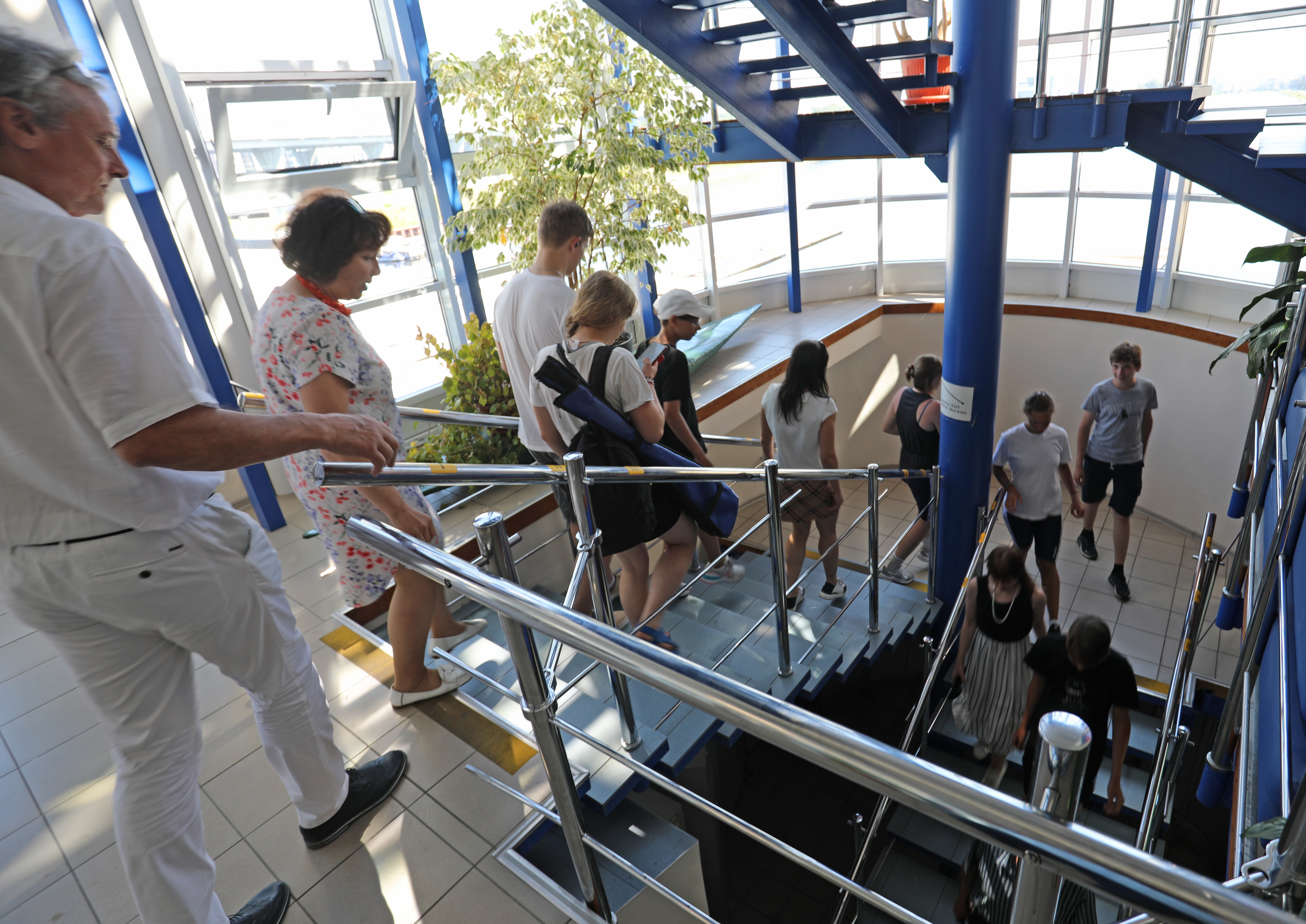 Провели сегодня в Школе учебно-тренировочную эвакуацию занимающихся и работников.