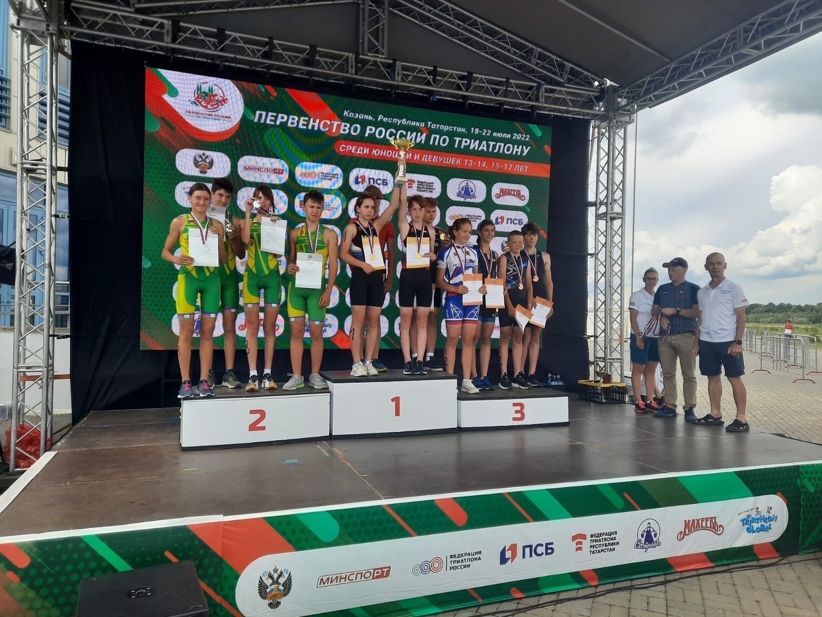 Спортсмены школы бронзовые призёры первенства России по триатлону