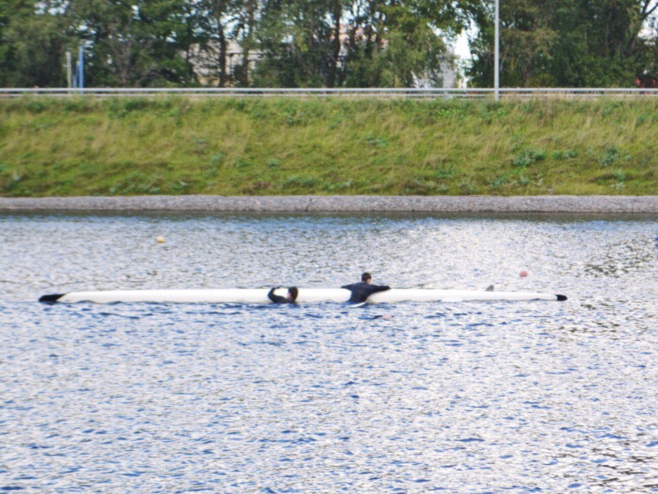 Боевое крещение в осенней воде