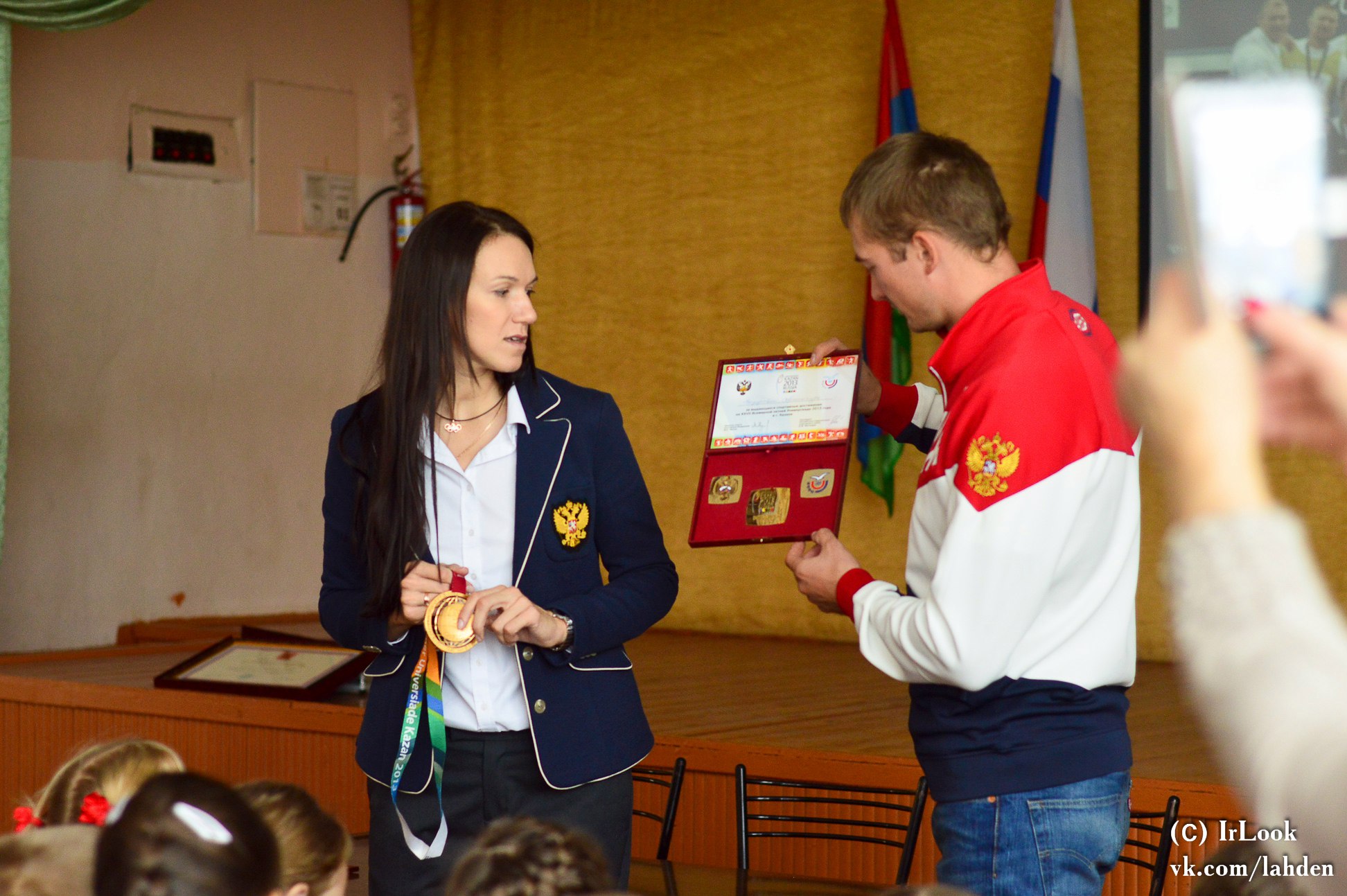 Дружеский визит в родные места