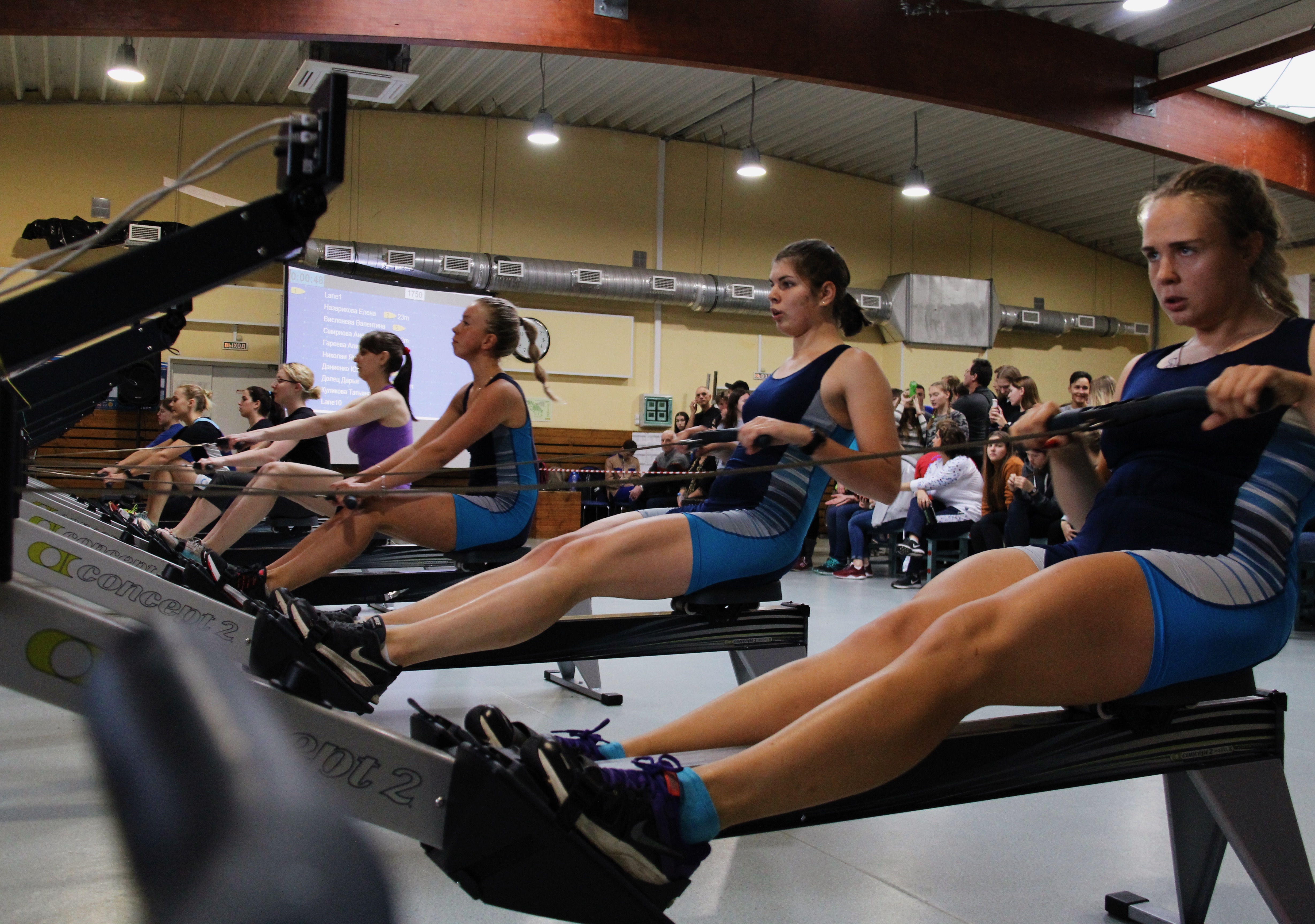 Городской смотр по гребле-индор