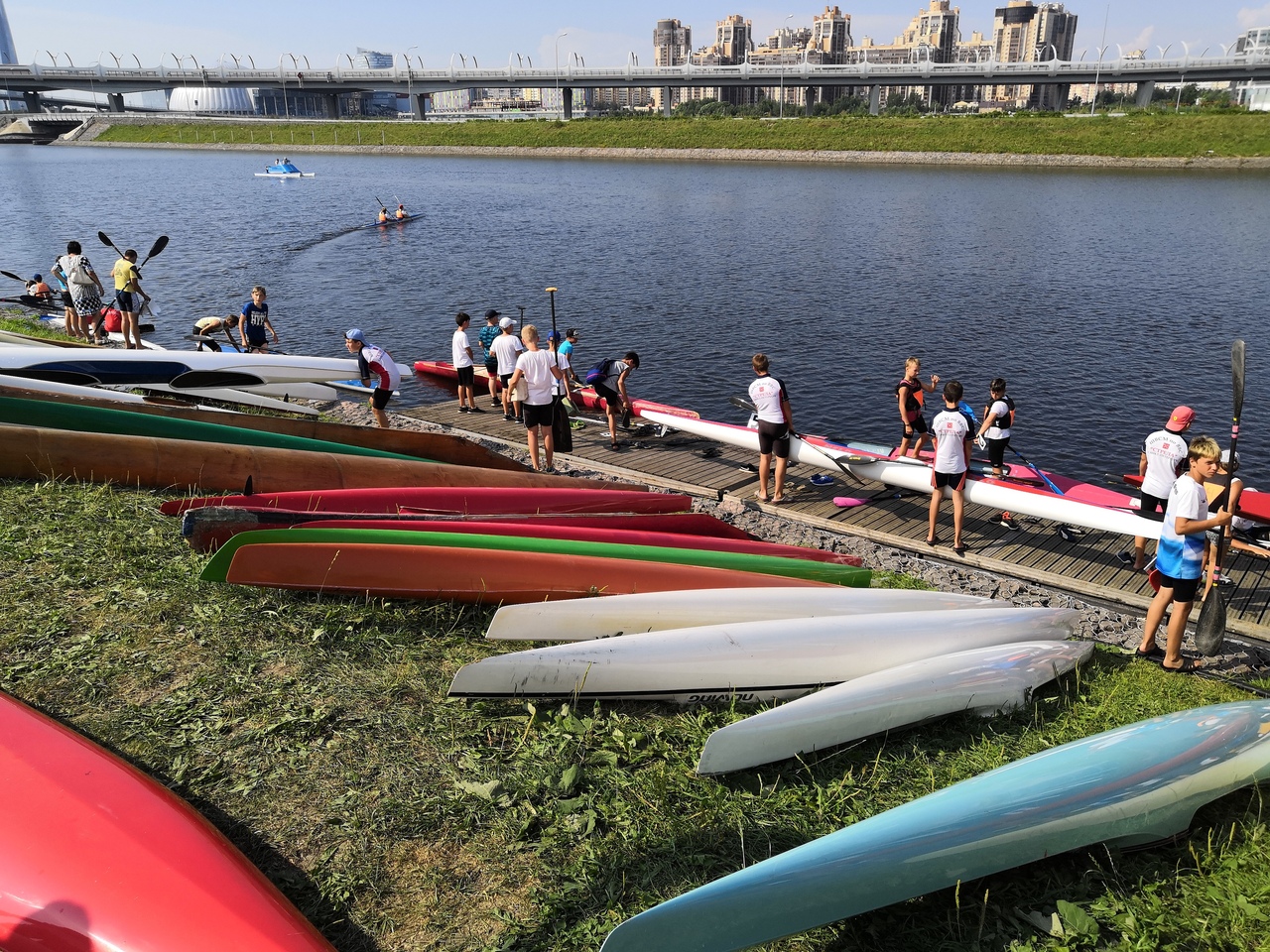 Байдарка у ребятишек популярна  